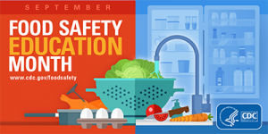 September Food Safety Education Month www.cdc.gov/foodsafety cdc