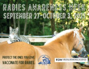Rabies Awareness Week is September 21 through October 3