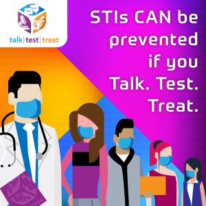 CDC "Talk Test Treat" Image