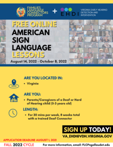 ASL Lessons flyer