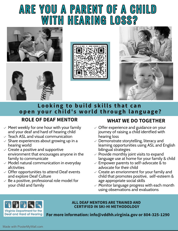 Deaf Mentor flyer