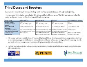 Immuno & Booster Factsheet