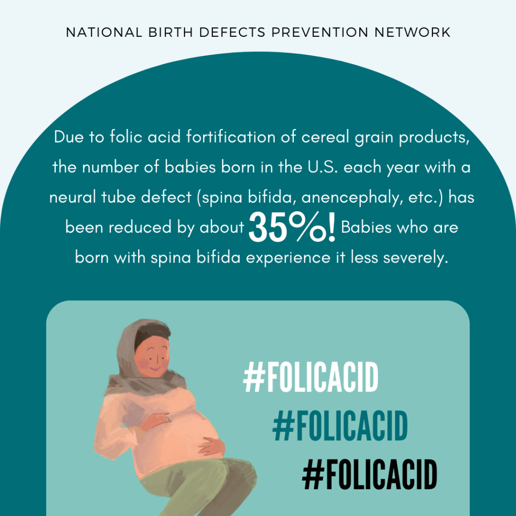 Illustration promoting Folic Acid Awareness Week, Sept. 11-17
