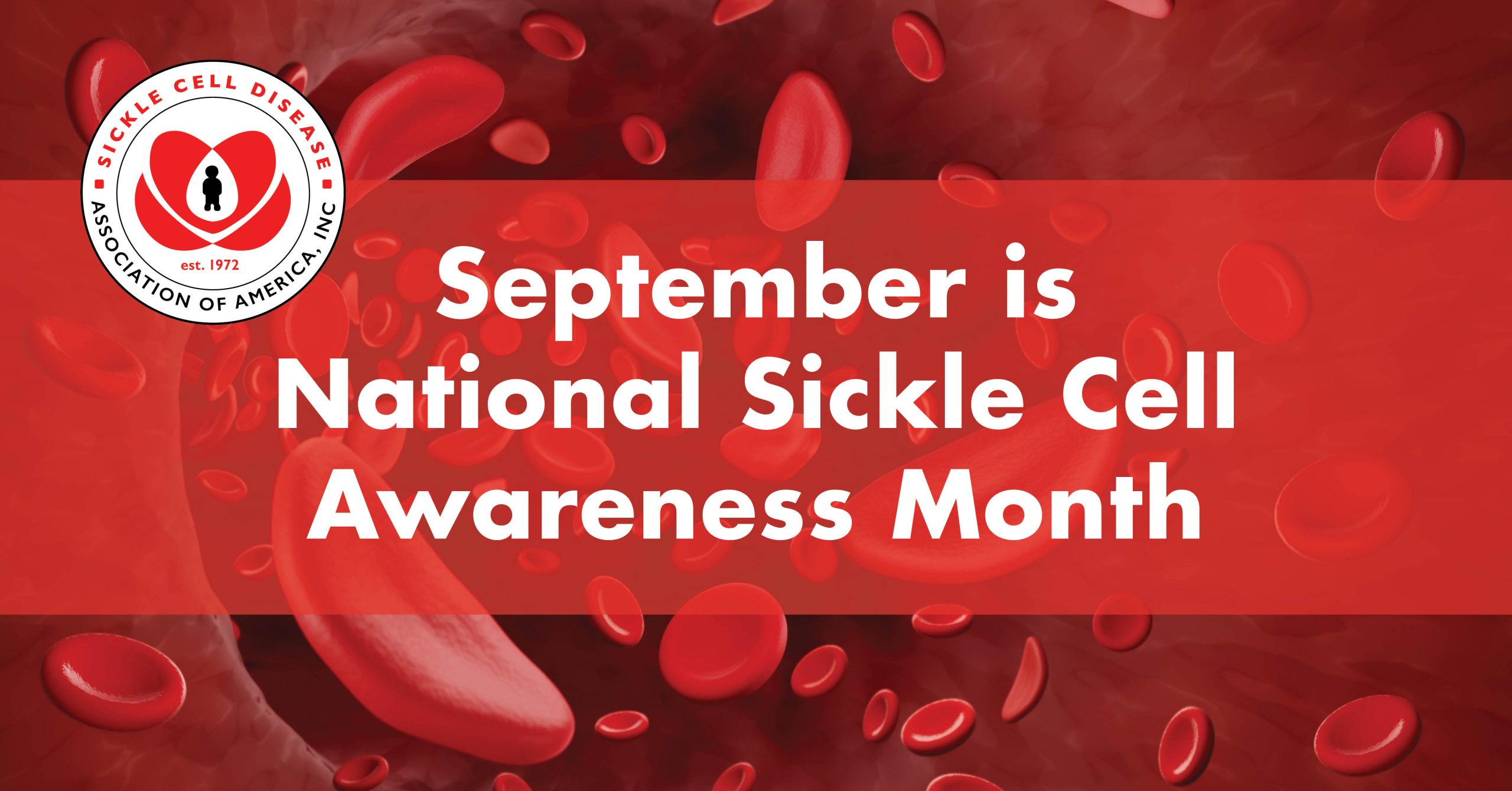 September is National Sickle Cell Awareness Month graphic