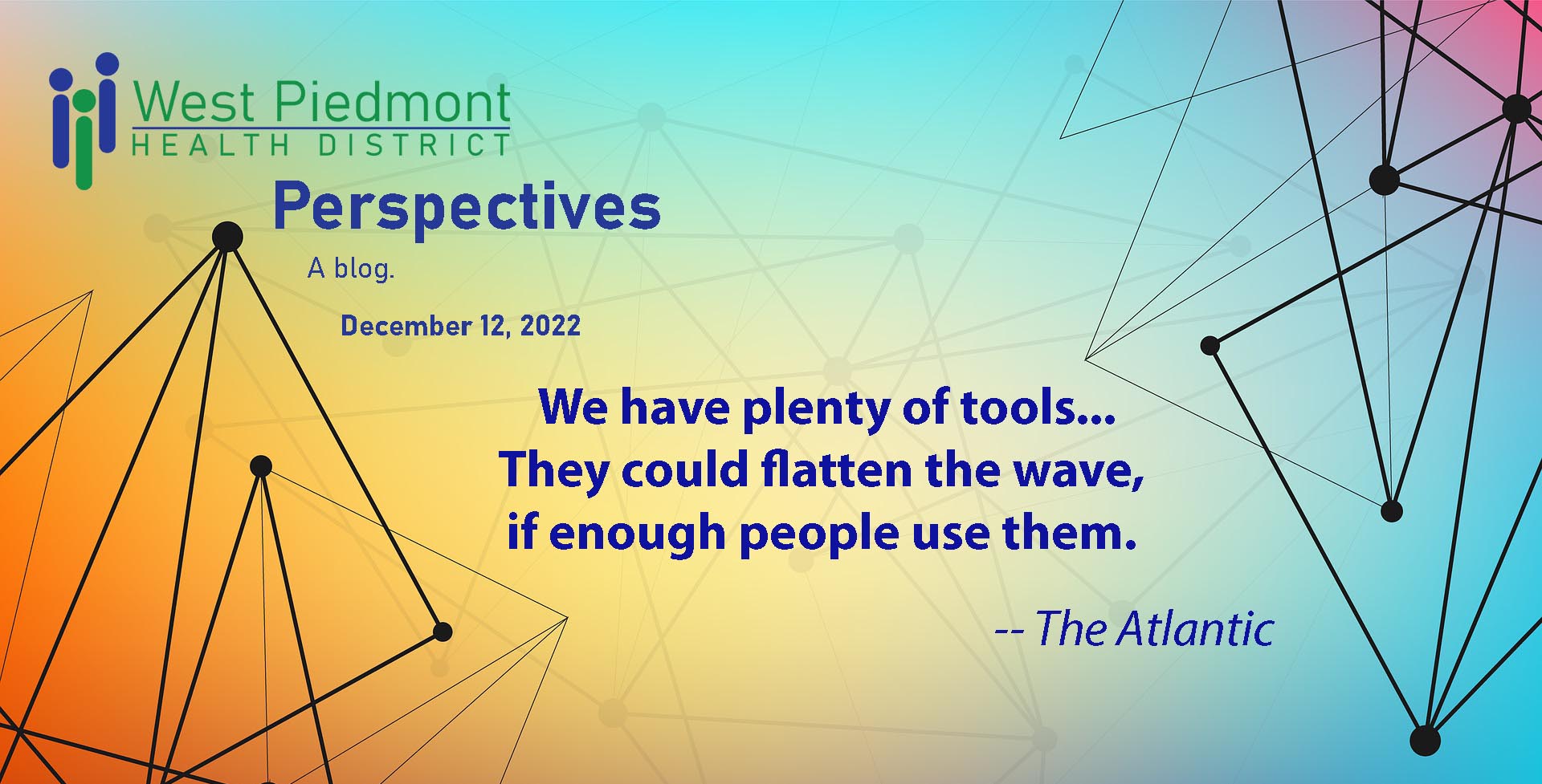Perspective cover quote: "We have plenty of tools. They could flatten the curve, if enough people would use them." The Atlantic