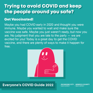 Info about the importance of getting the COVID-19 vaccine