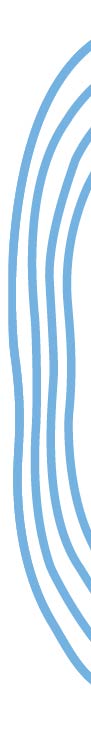 Decretive Squiggle lines that are light blue