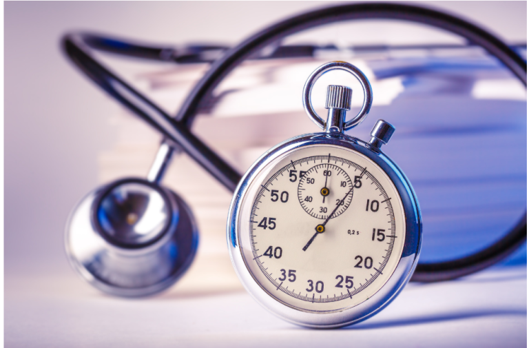 Time is essential in healthcare