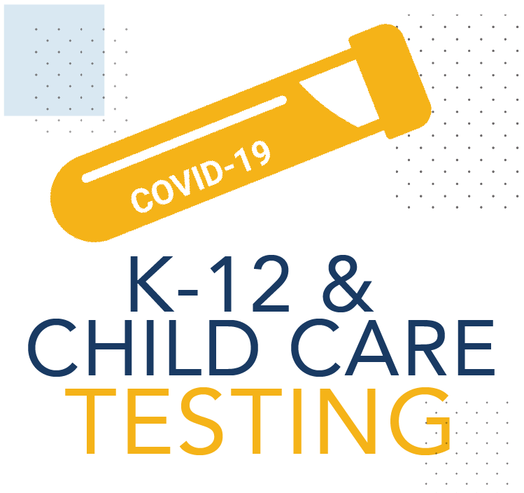 K-12 and Child Care Testing Logo