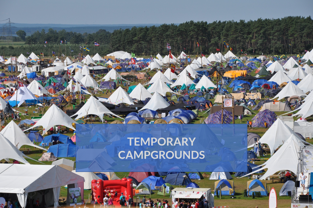 Haz clic aquí para saber más sobre los campamentos temporales