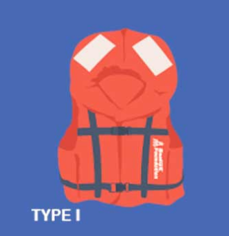 Image of a type I life jacket