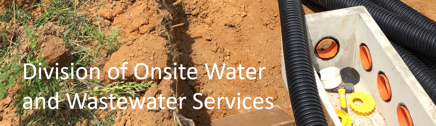 Division of Onsite Water and Wastewater Services