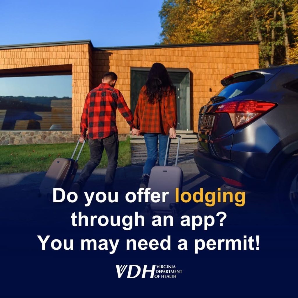 Do you offer lodging through an app? You may need a permit. 