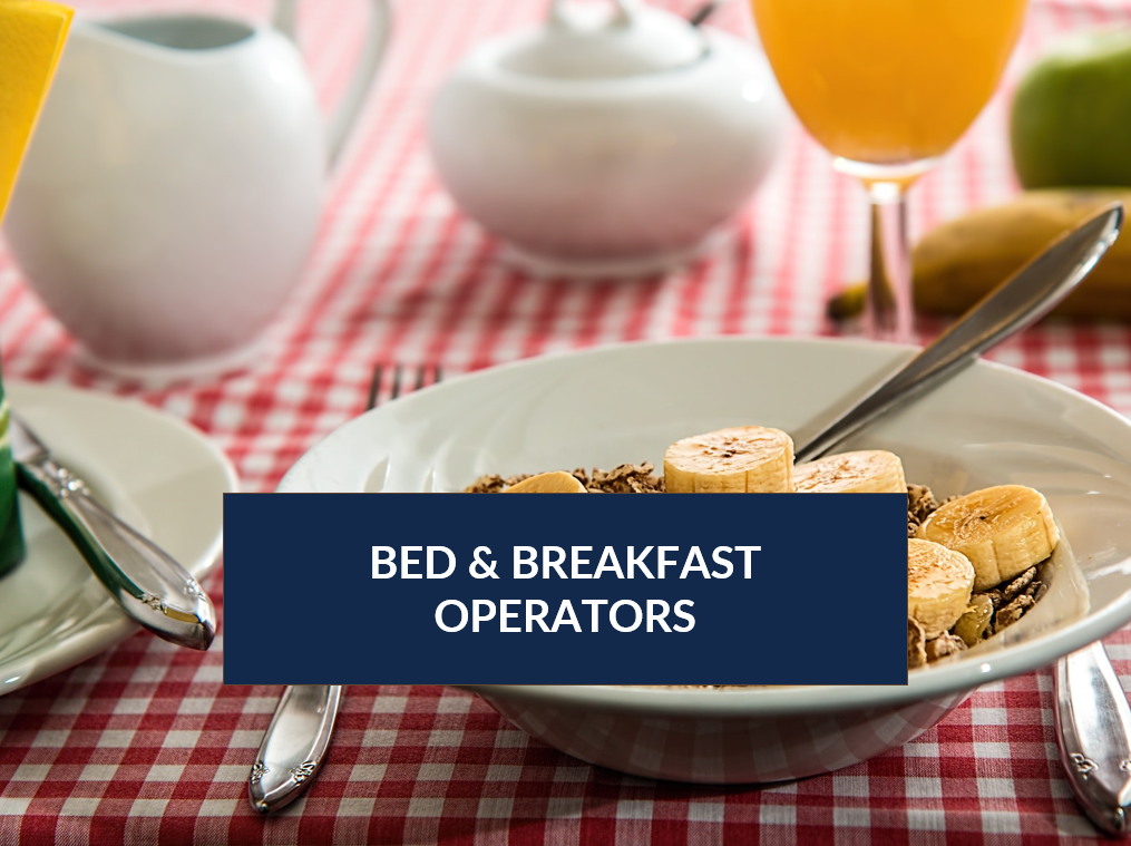 Bed and breakfast operators