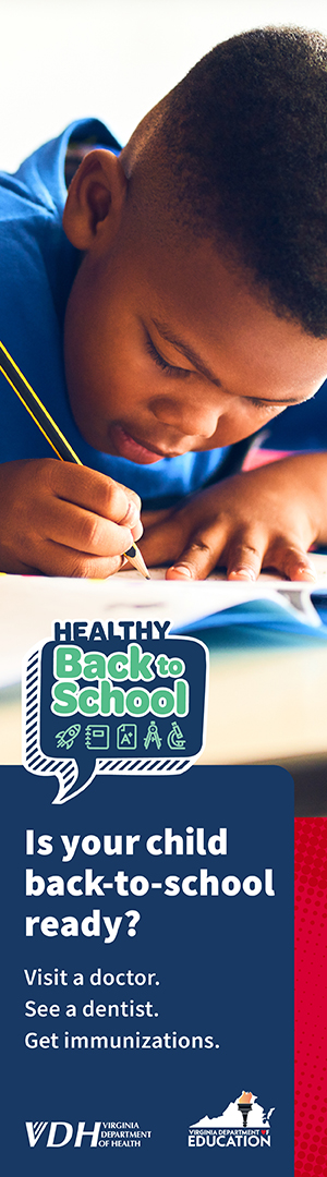 Call to action to get your immunization shots up to date before school.