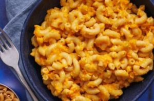 Macarrones de Zanahoria y Queso