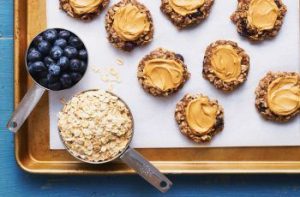 Galletas de Avena y Plátano con Arándanos