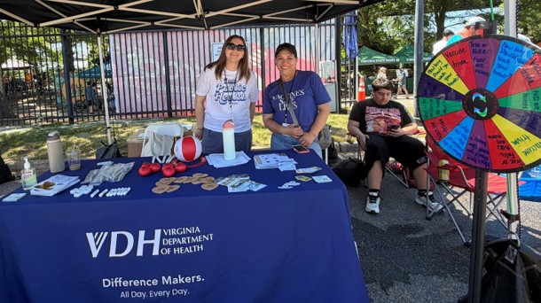 Community wellness outreach event