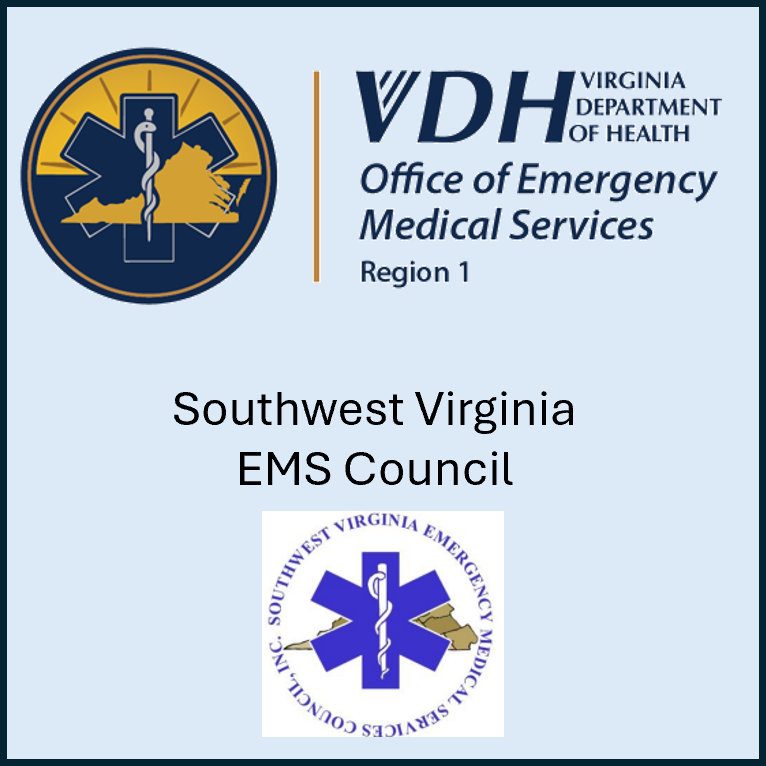 Virginia Office of EMS logo and Southwest Virginia EMS Council Logo