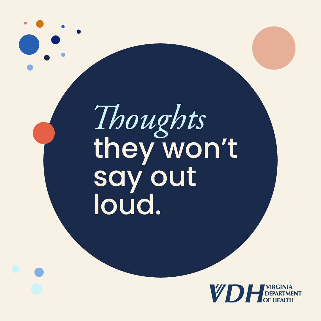 Thoughts they won't say out loud.