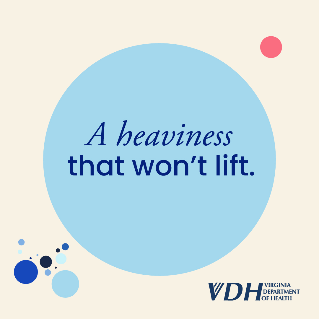 A heaviness that won't lift.