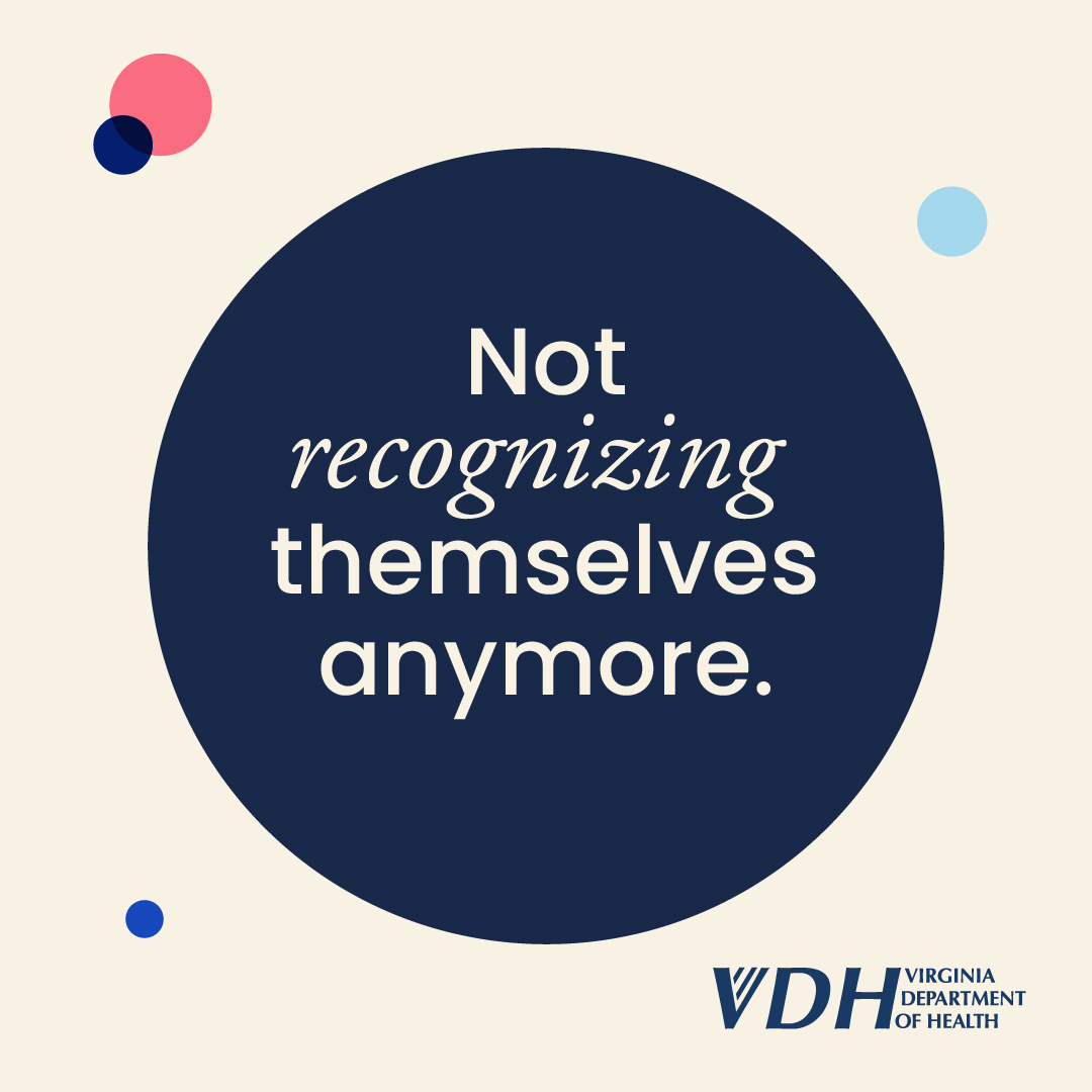 Not recognizing themselves anymore.
