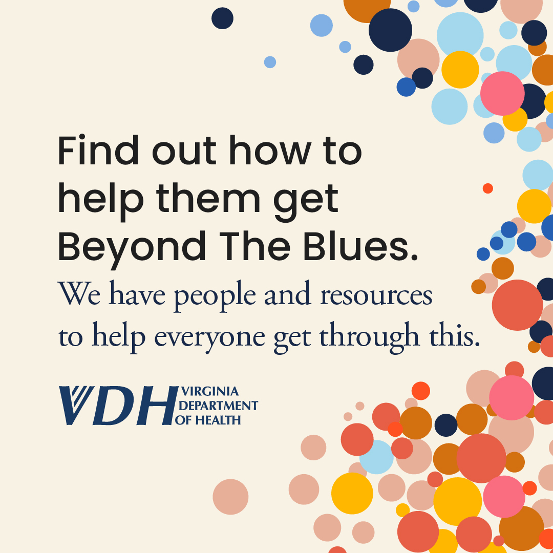 Find out how to help them get Beyond the Blues. We have people and resources to help everyone get through this.