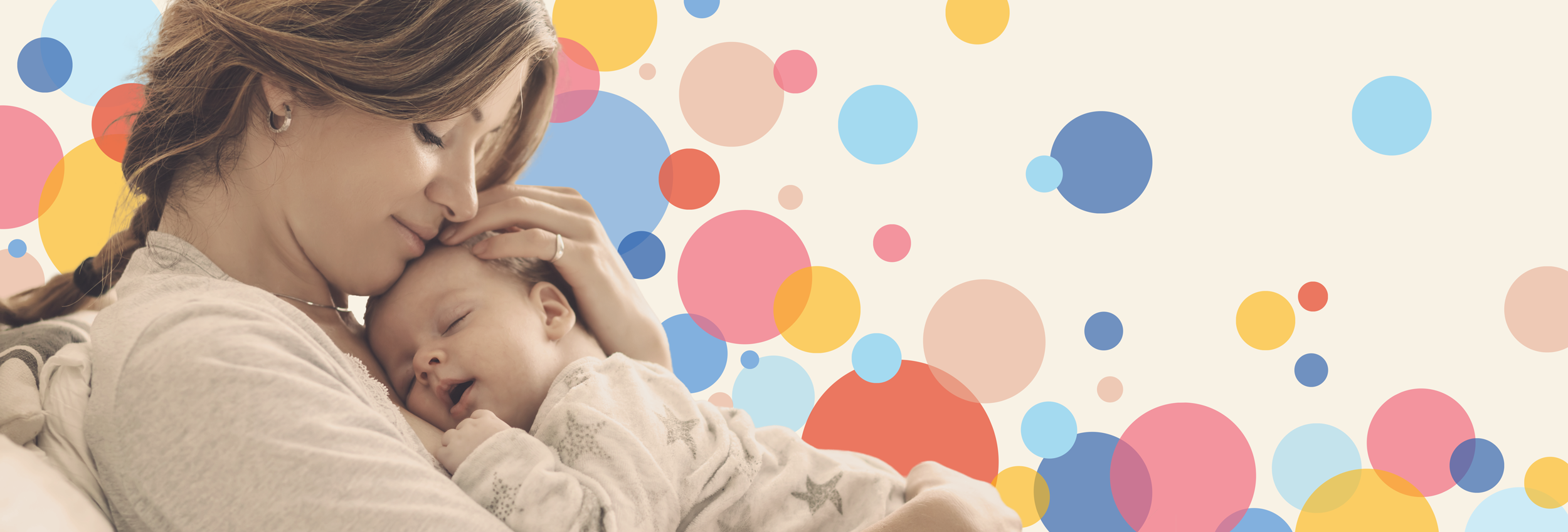 A woman holding a baby