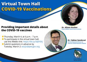 Virtual Town Hall PWHD about COVID-19 vaccines 