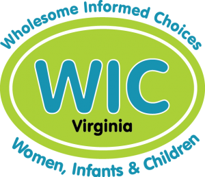 Green WIC logo that reads "Wholesome Informed Choices. WIC. Women, Infants, & Children."