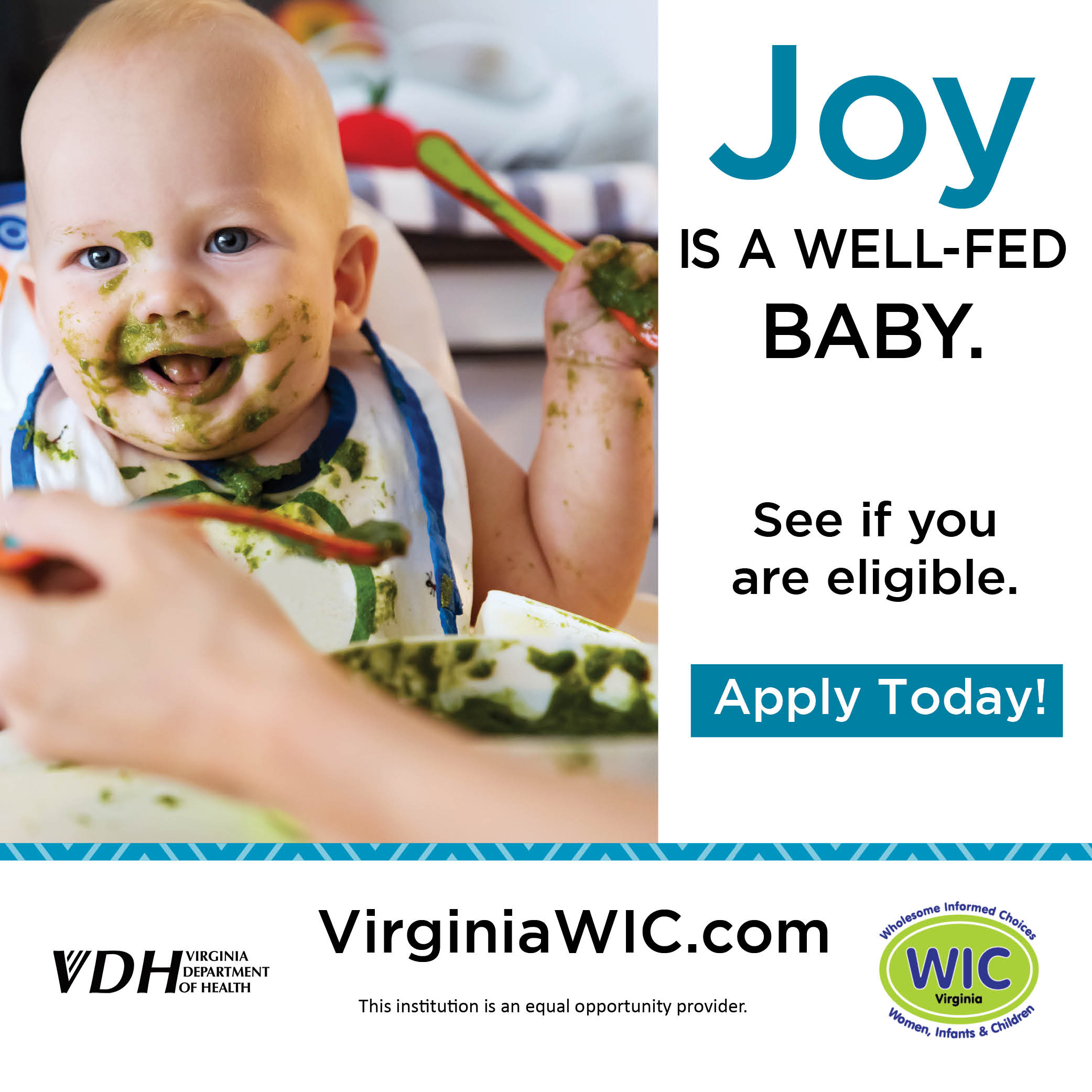 조이는 잘 먹은 아기입니다.