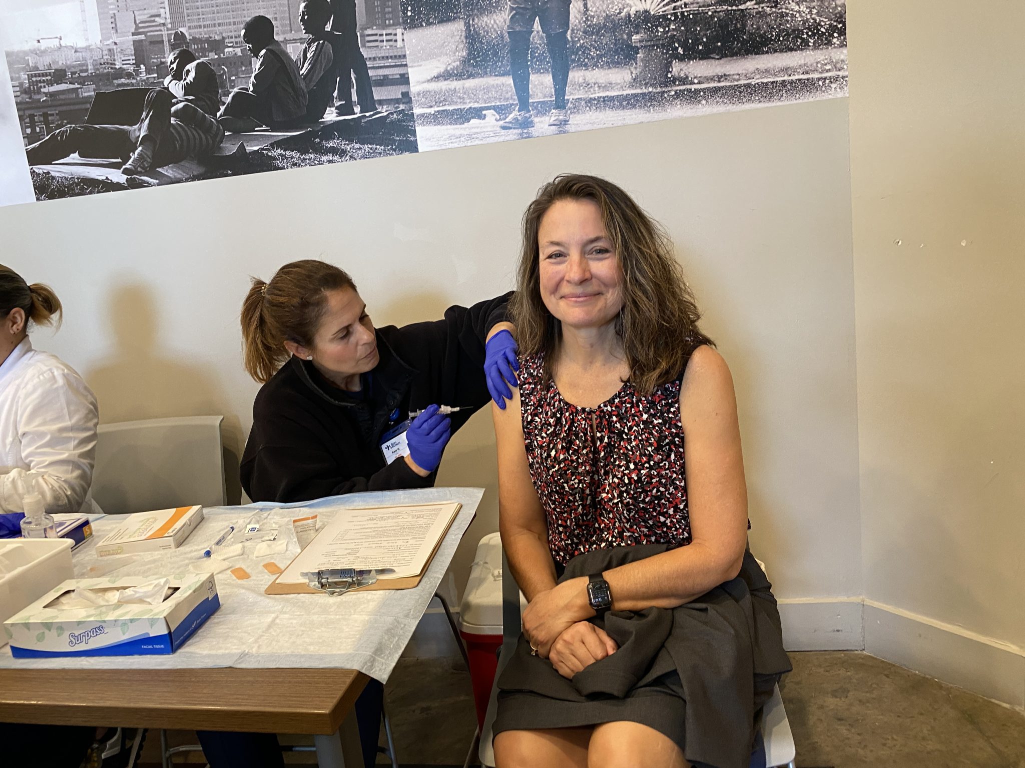 State Health Commissioner Dr. Karen Shelton, Richmond Mayor Levar