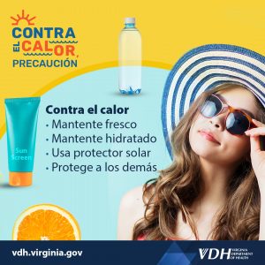 Contra el calor Mantente bích họa Mantente hidratado Hoa Kỳ bảo vệ năng lượng mặt trời Bảo vệ a los demás