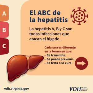 El ABC de la hepatitis La hepatitis A, B y C son todas infecciones que atacan el hígado. Cada una es diferente en la forma en que: Se transmite. Se puede prevenir. Se trata o se cura.