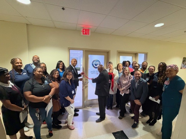 Ryan White Ribbon-Cutting at The Norfolk Department of Public Health