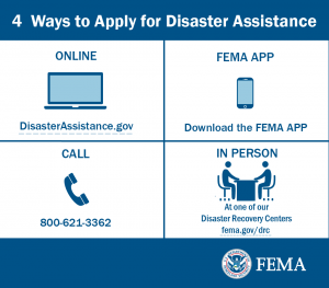 Ways to Apply for Disaster Assistance
