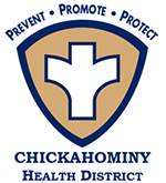 Chickahominy Health District Logo- Prevent, Promote, Protect
